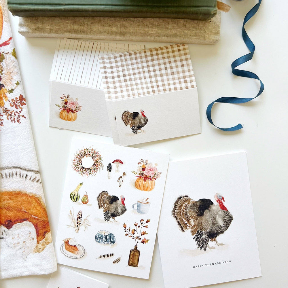 emily lex studio Holiday Thanksgiving notecards