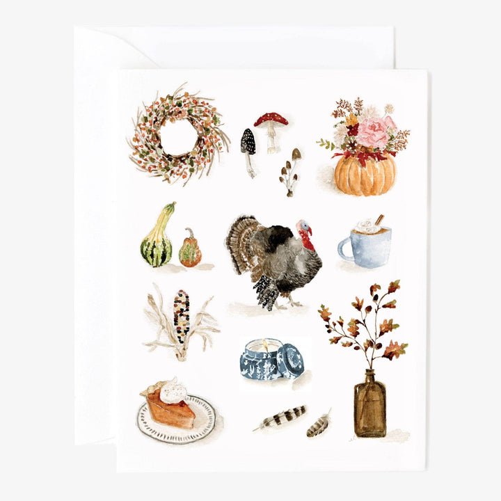 emily lex studio Holiday Thanksgiving notecards