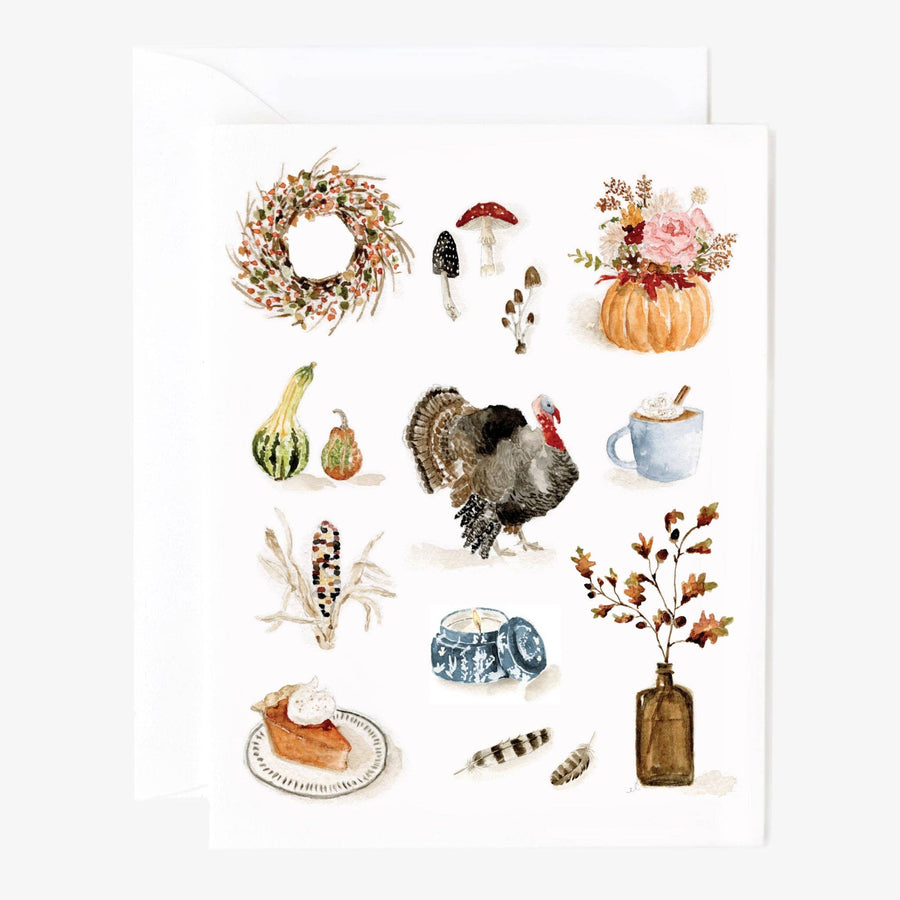 emily lex studio Holiday Thanksgiving notecards