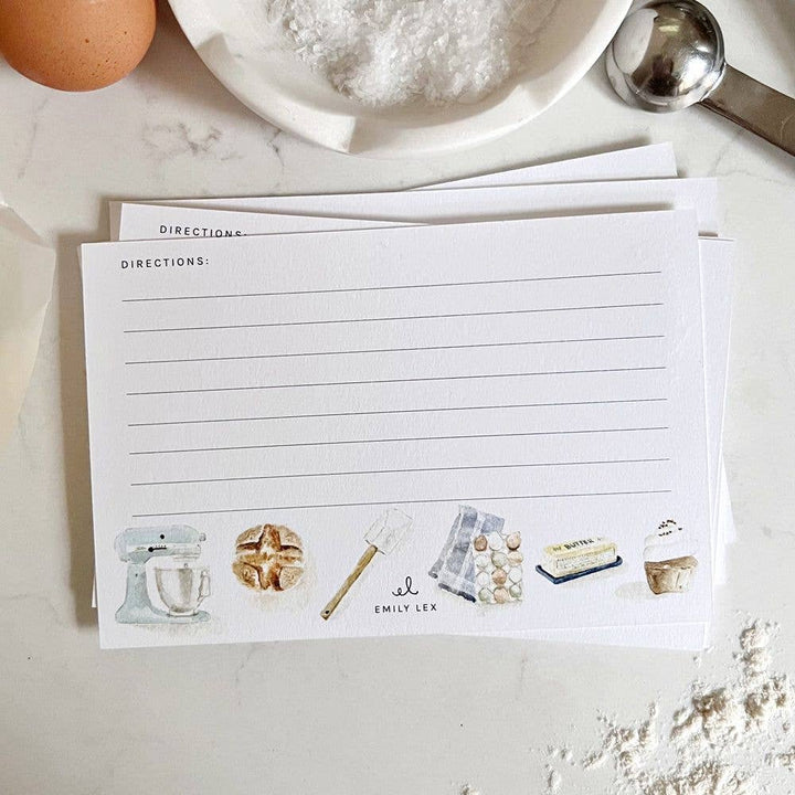 emily lex studio Home Baking recipe cards