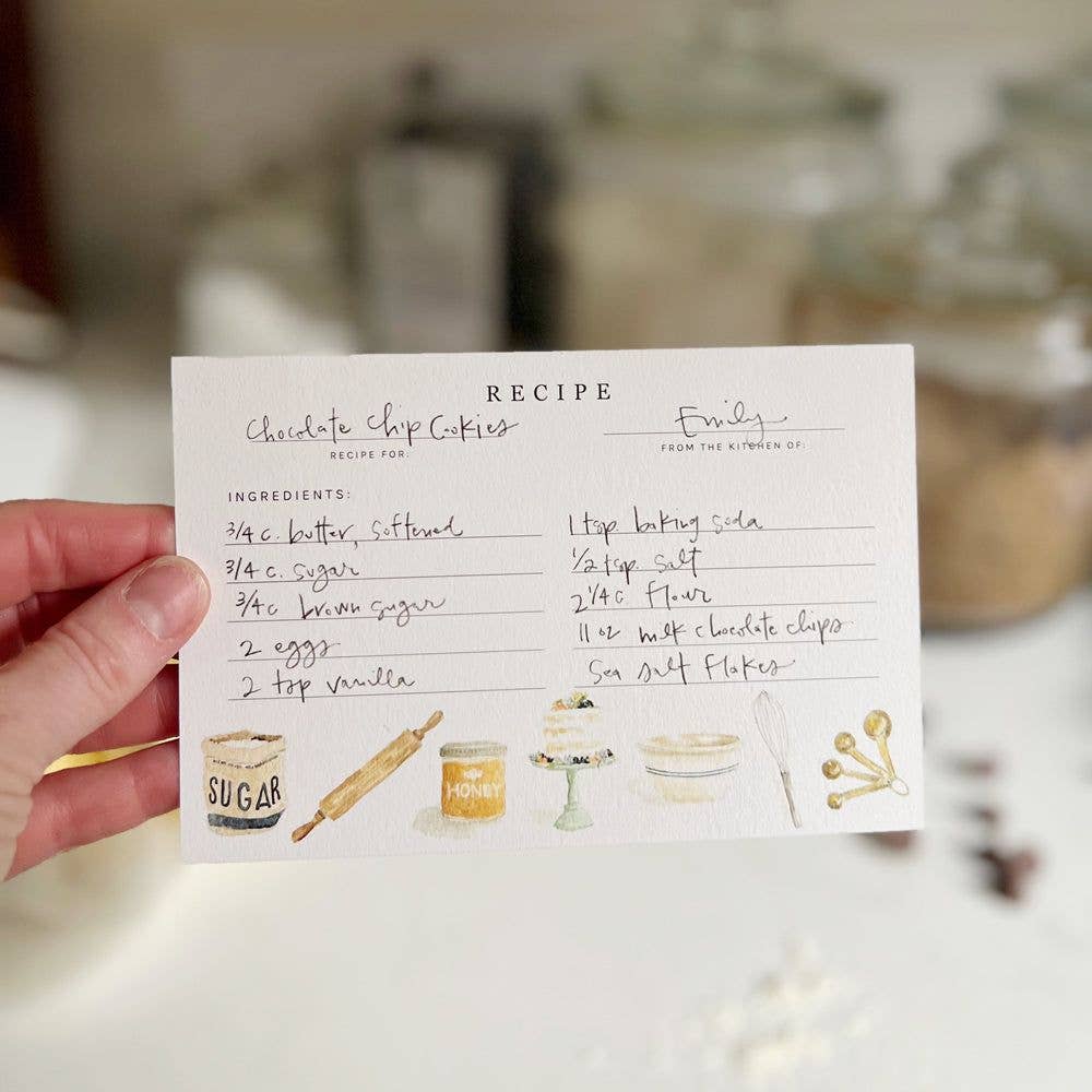 emily lex studio Home Baking recipe cards