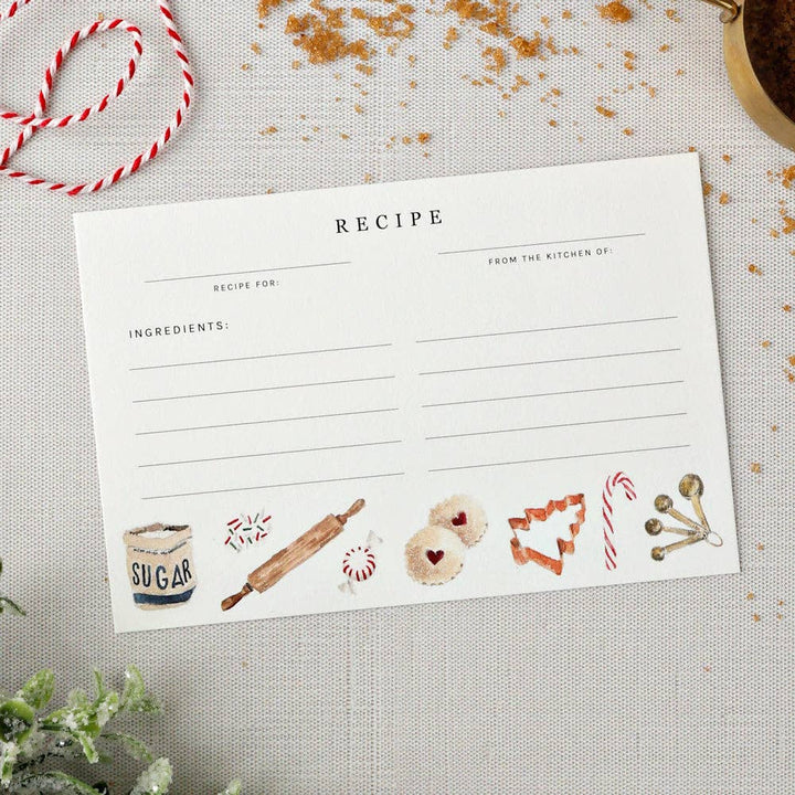emily lex studio Home Christmas baking recipe cards