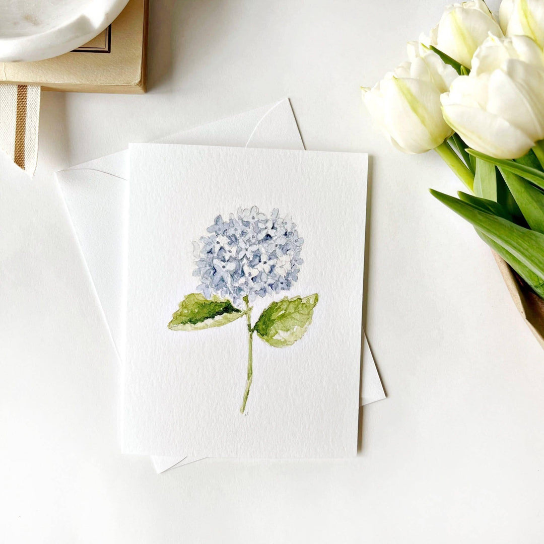 emily lex studio Hydrangea stem notecard