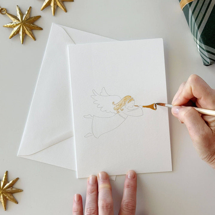 emily lex studio Note Cards Nativity paintable notecard