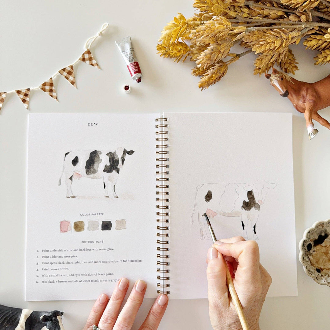 emily lex studio paper Farm Watercolor Workbook
