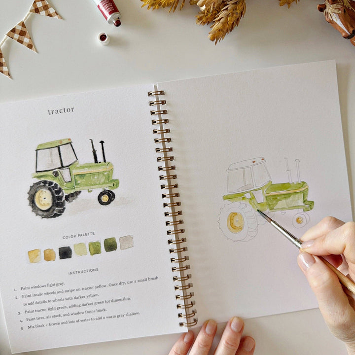 emily lex studio paper Farm Watercolor Workbook