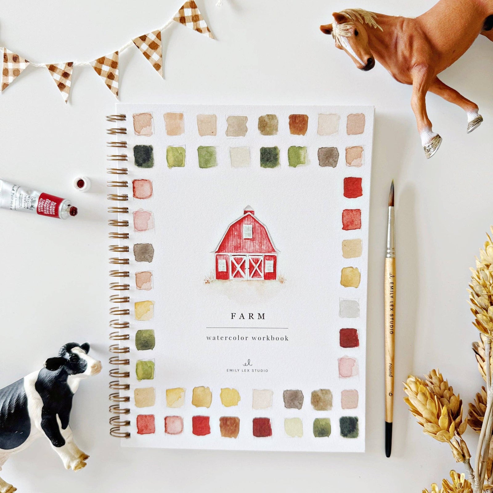 emily lex studio paper Farm Watercolor Workbook