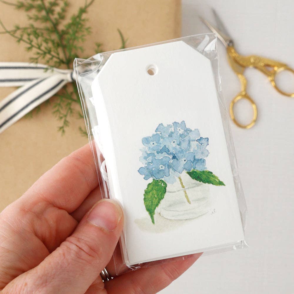 emily lex studio Party Hydrangea gift tags