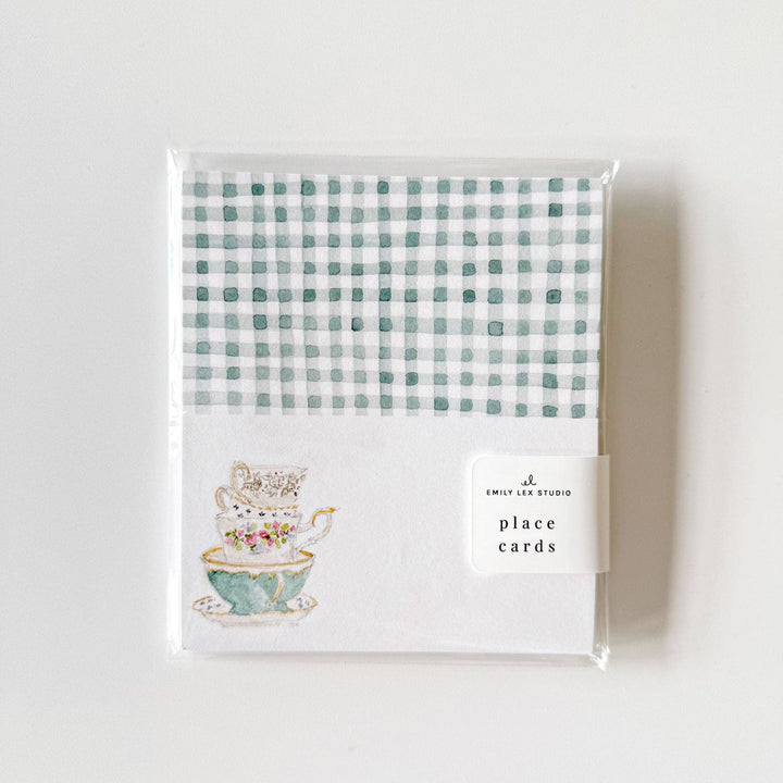 emily lex studio Party Teacup place cards