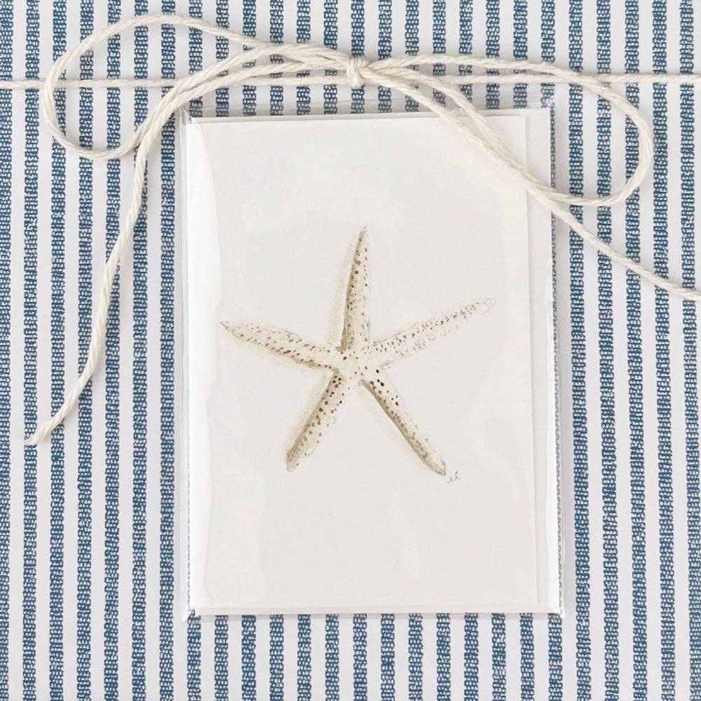 emily lex studio Starfish mini notecard