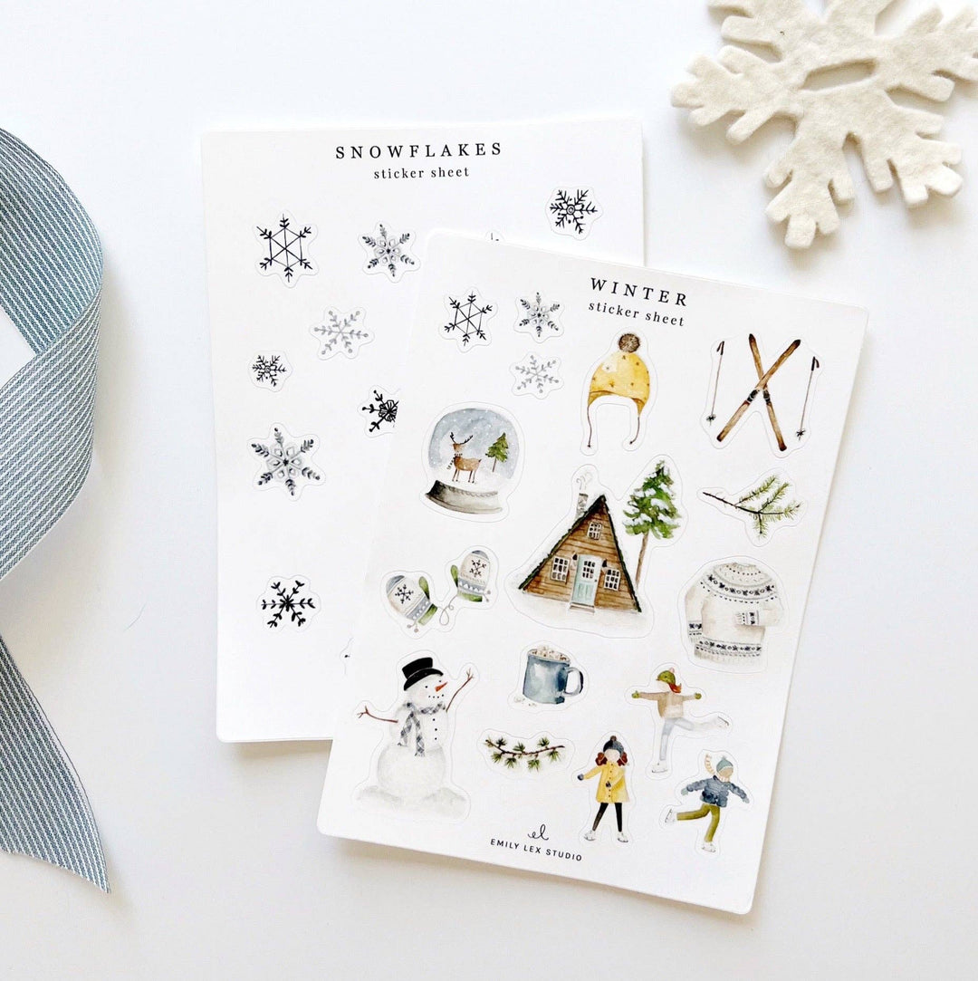 emily lex studio Sticker Sheets Winter Sticker Sheets