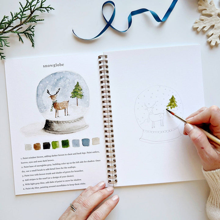 emily lex studio Watercolor Workbook: Winter