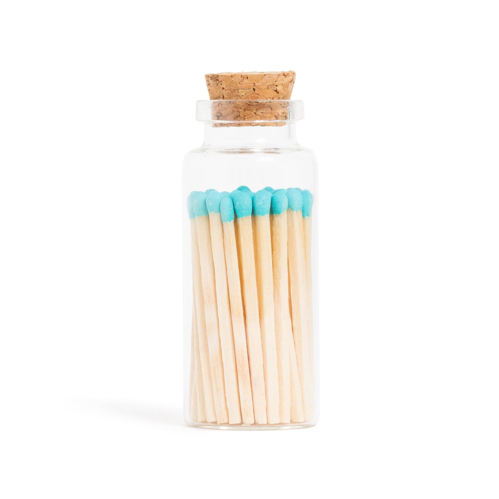 Enlighten the Occasion Gifts Aqua Lagoon Matches in Medium Corked Vial