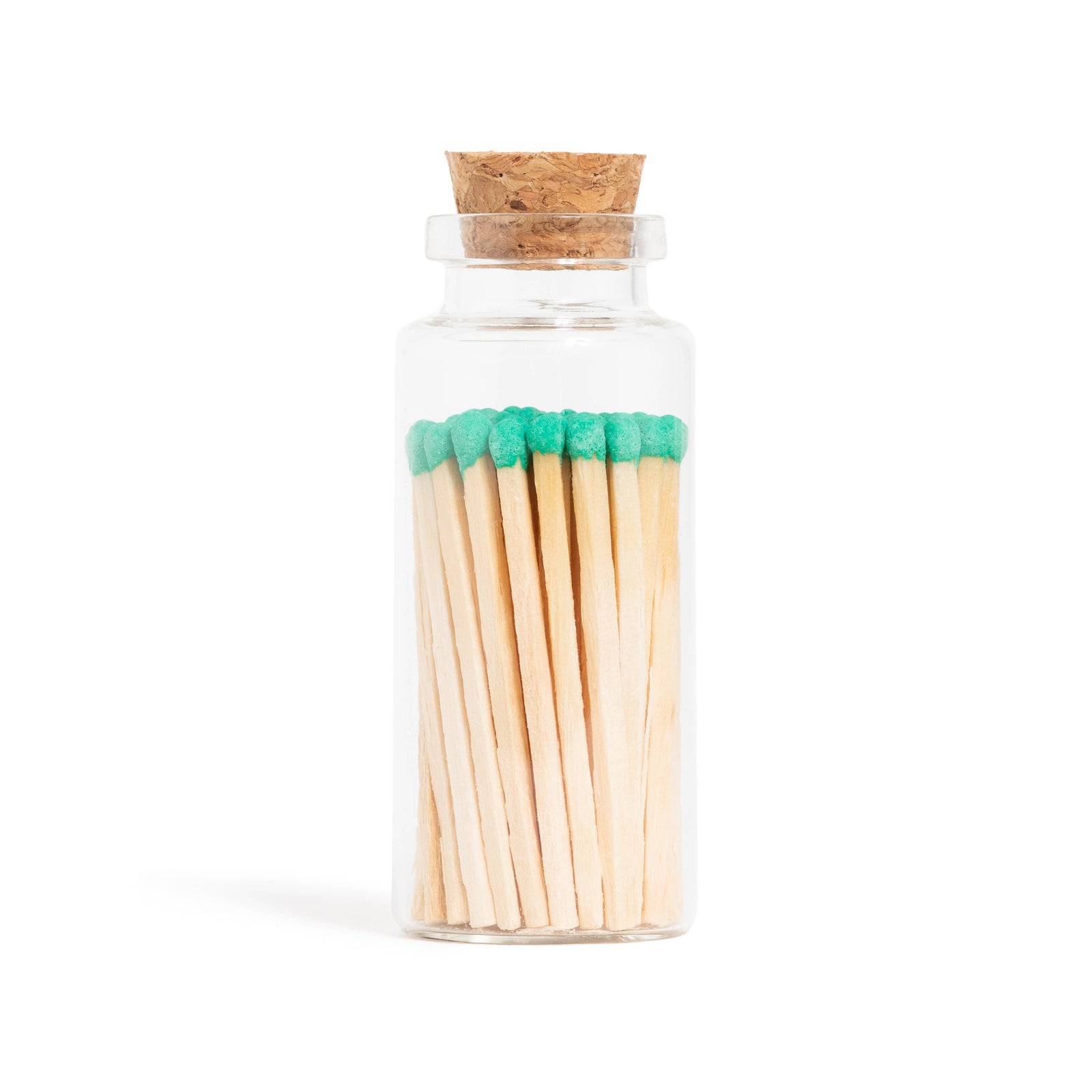 Enlighten the Occasion Gifts Bright Green Matches in Medium Corked Vial