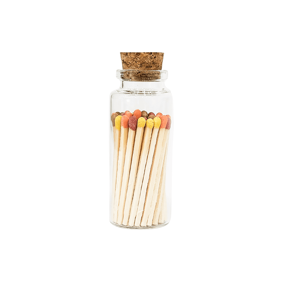 Enlighten the Occasion Gifts Fall Leaves Matches in Medium Corked Vial