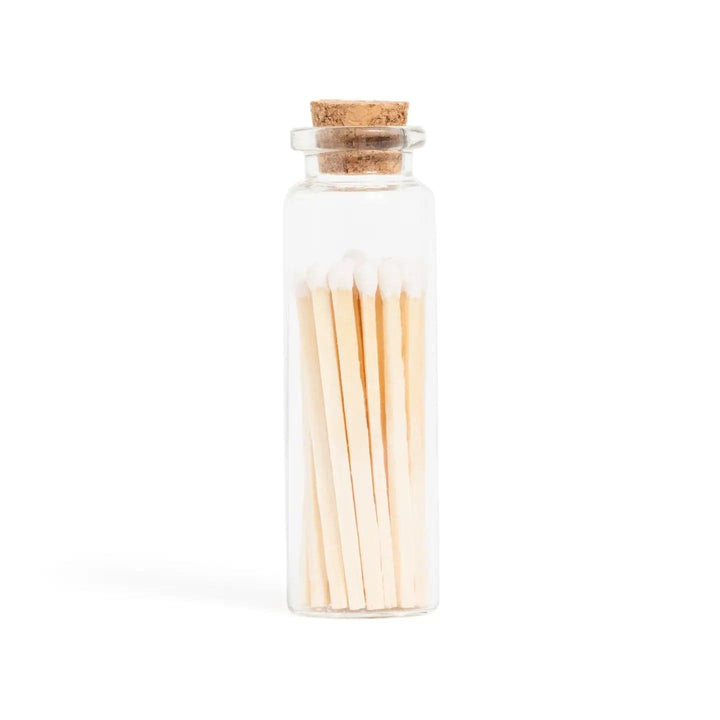 Enlighten the Occasion Matches White Matches in Small Corked Vial