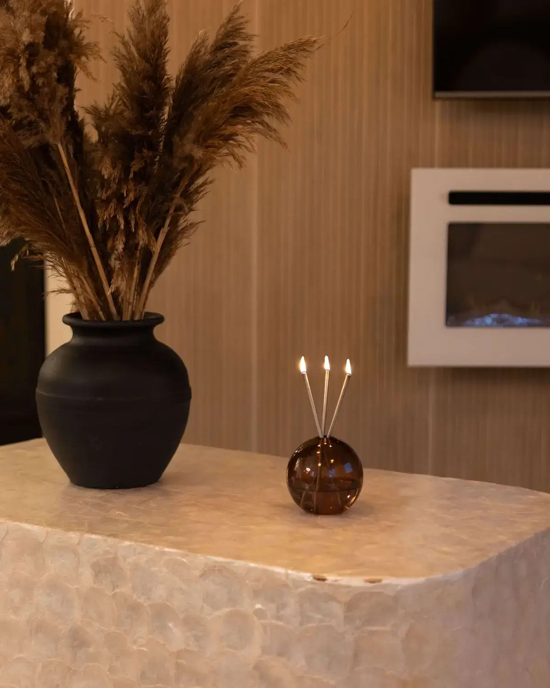 Everlasting Candle Co. Gifts Neva Vase, Prairie Dust