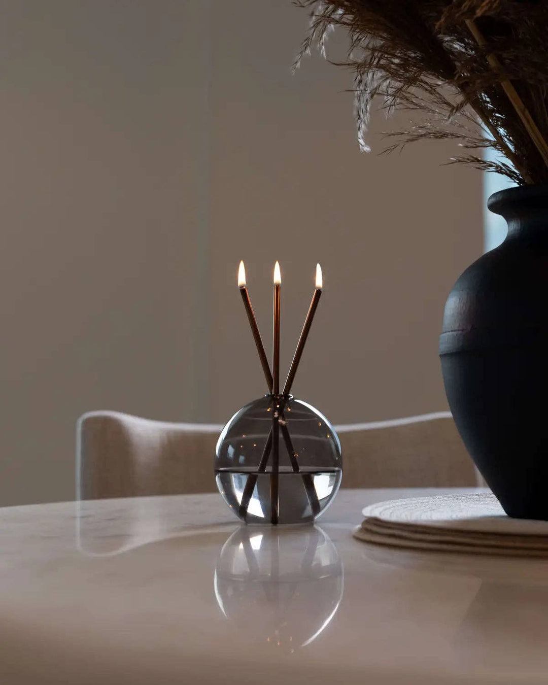 Everlasting Candle Co. Gifts Neva Vase, Storm