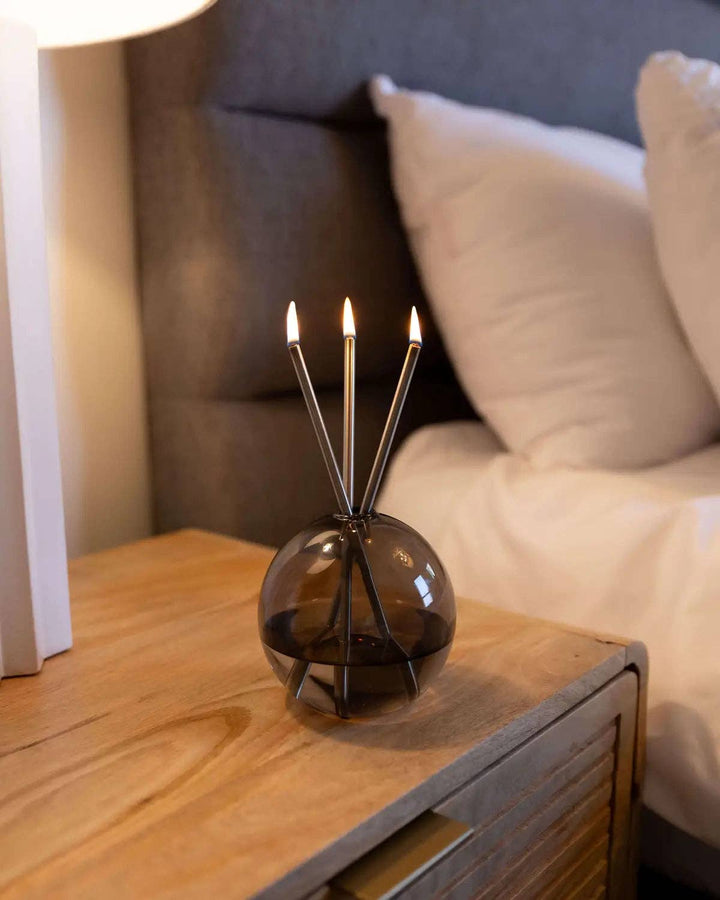 Everlasting Candle Co. Gifts Neva Vase, Storm