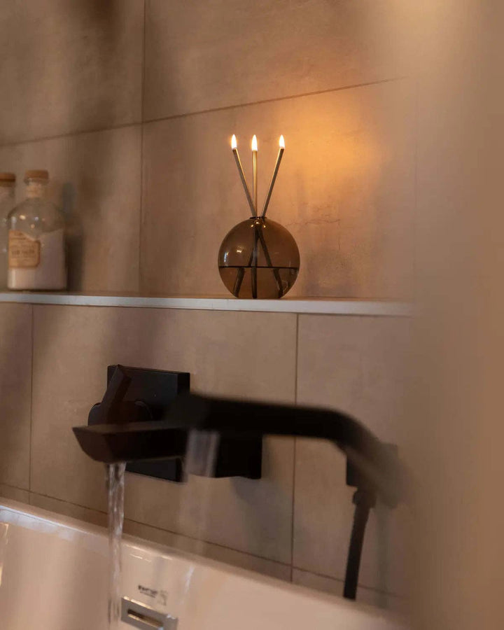 Everlasting Candle Co. Gifts Neva Vase, Storm