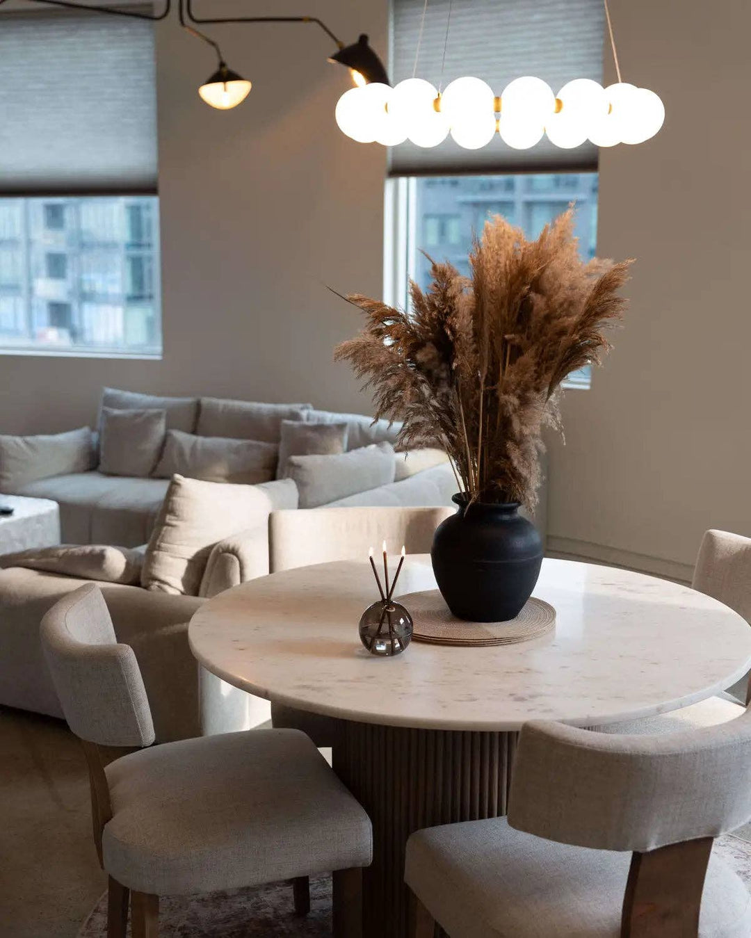 Everlasting Candle Co. Gifts Neva Vase, Storm