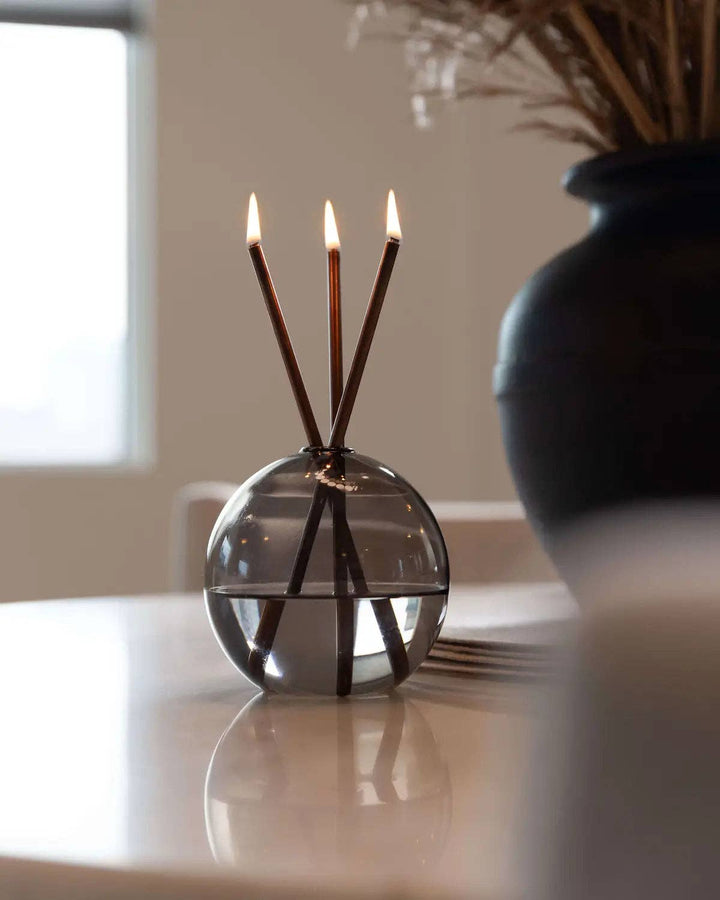 Everlasting Candle Co. Gifts Neva Vase, Storm