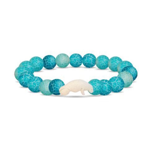 Fahlo Bracelet The Drift Bracelet - Aqua Blue (Track a Manatee)