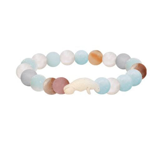 Fahlo Bracelet The Drift Bracelet - Sky Stone (Track a Manatee)