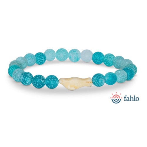 Fahlo Bracelet The Glide Bracelet - Aqua Blue (Track a Seal)