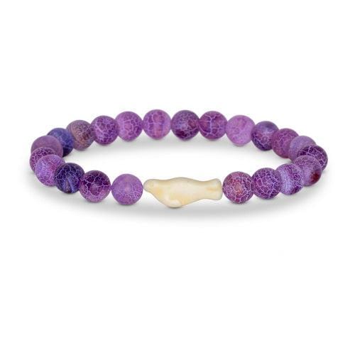 Fahlo Bracelet The Glide Bracelet - Coral Reef Violet (Track a Seal)