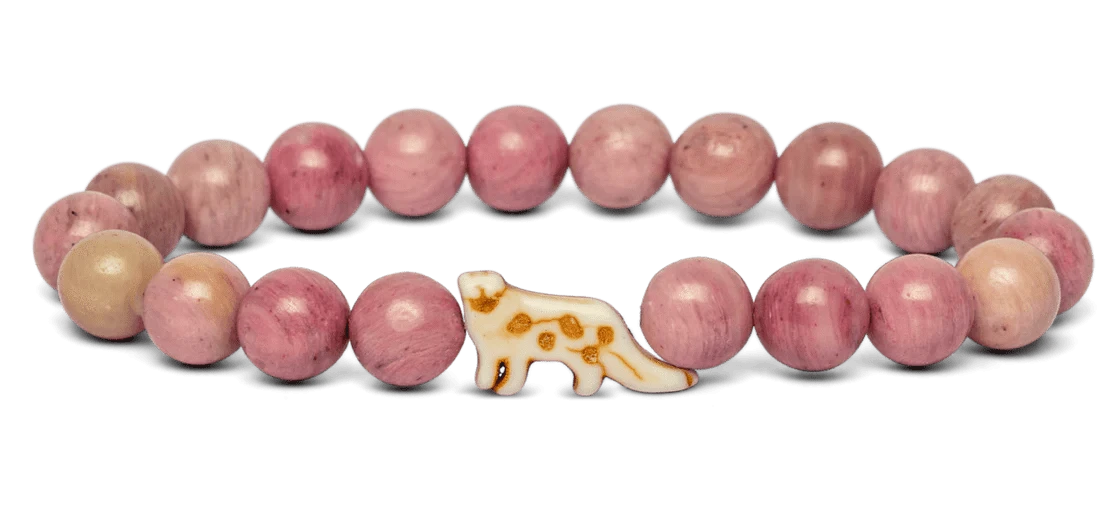 Fahlo Fashion The Ascent Bracelet - Wildflower Pink (Track a Snow Leopard)