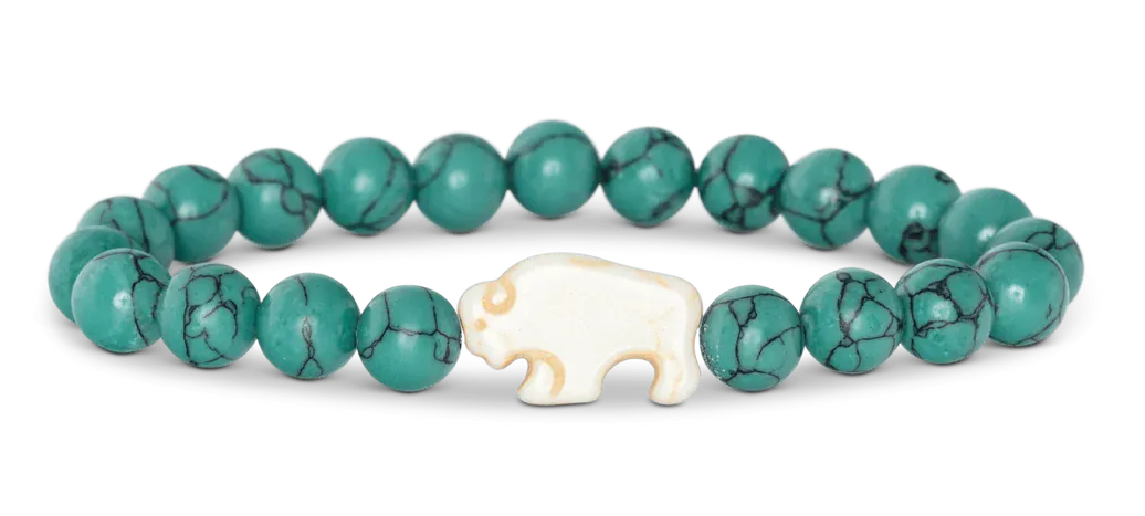 Fahlo Fashion The Roam Bracelet - Turquoise (Track a Bison)
