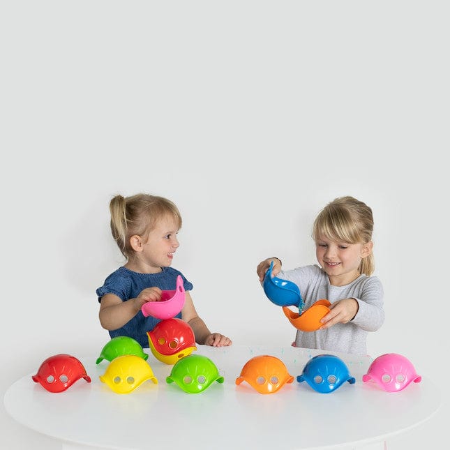 Fat Brain Toys Sensory Toy bilibo Mini Primary Colors - 6 Color Combo Pack by MOLUK