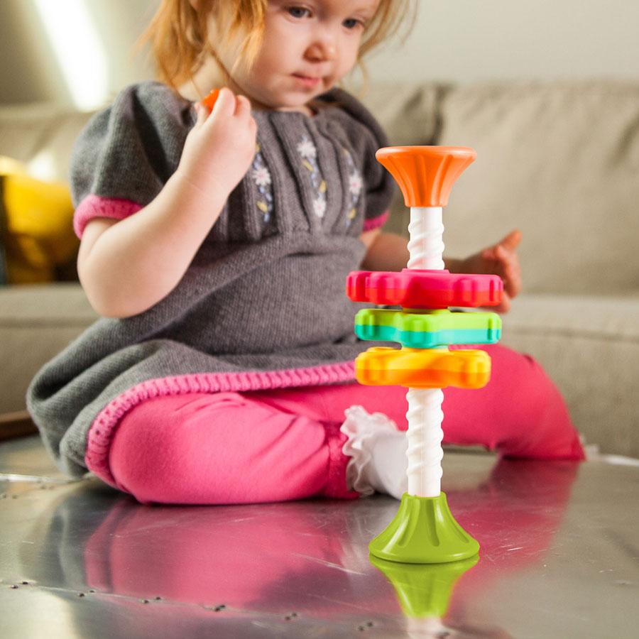 Fat Brain Toys Sensory Toy MiniSpinny
