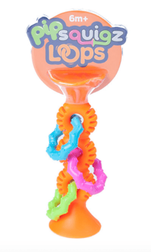 Fat Brain Toys Sensory Toy Orange pipSquigz Loops