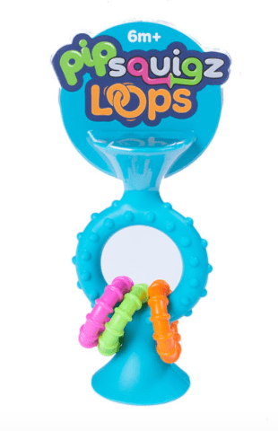 Fat Brain Toys Sensory Toy Teal pipSquigz Loops