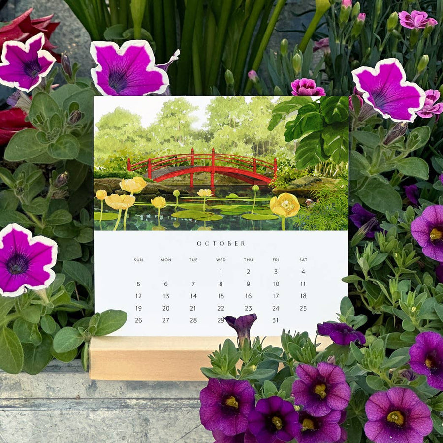 Felix Doolittle Calendar 2025 Desk Calendar - Hidden Garden