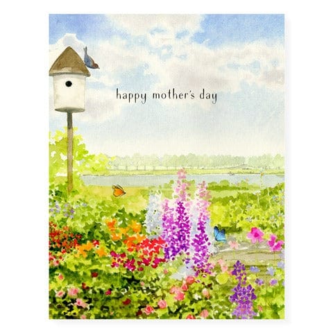 Felix Doolittle Card Butterfly Garden Mother's Day Card