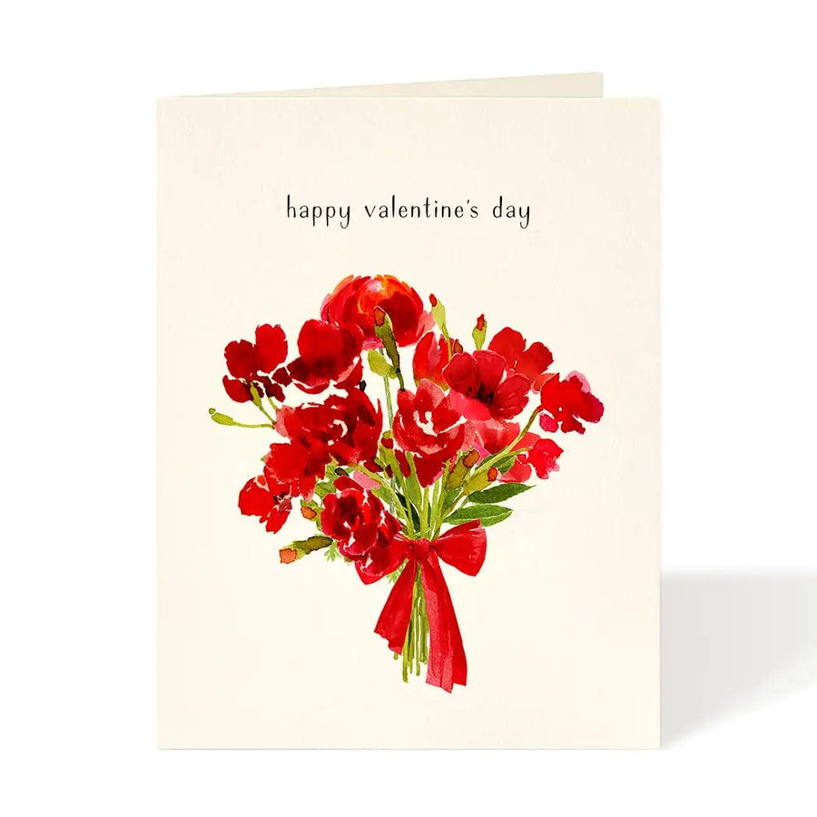 Felix Doolittle Card Crimson Blooms Valentine Card