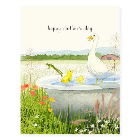 Felix Doolittle Card Duck Duck Frog Mother's Day Card