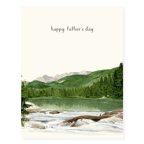 Felix Doolittle Card Mountain Stream Father's Day Card