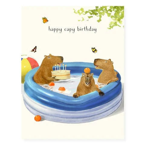 Felix Doolittle Cards Birthday Capybara - Birthday Card