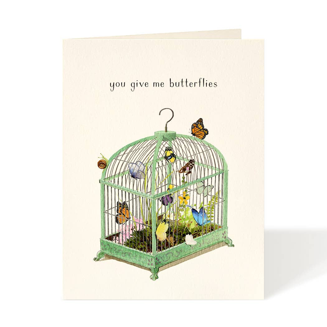 Felix Doolittle Cards Butterflies Love & Friendship Card