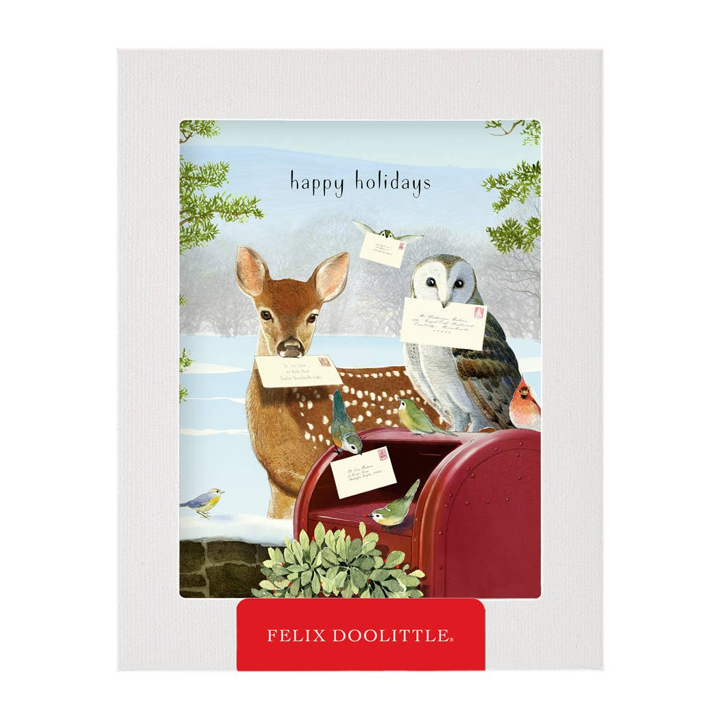 Felix Doolittle Cards Holiday Post - Boxed Holiday Christmas Cards