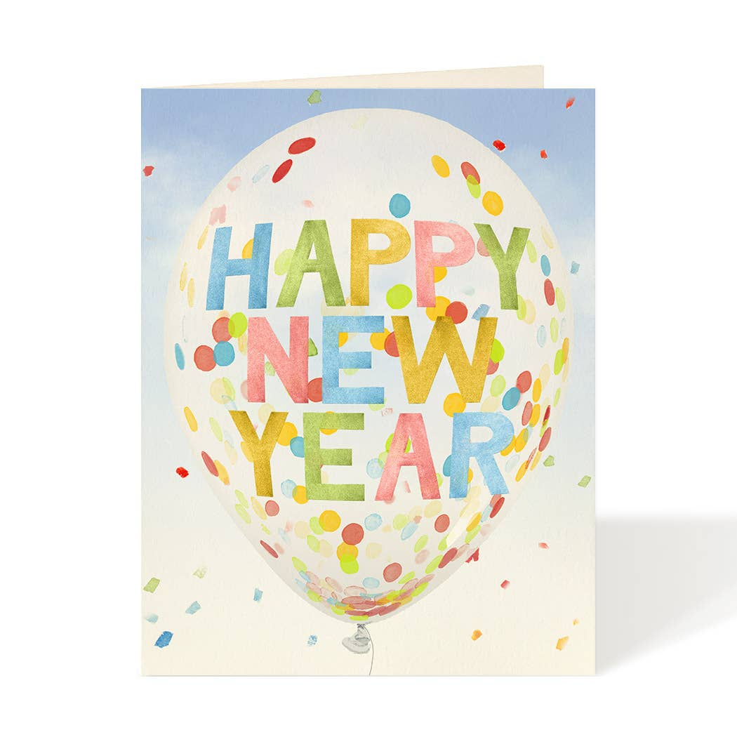 Felix Doolittle Cards New Year Balloon - Holiday New Year Card