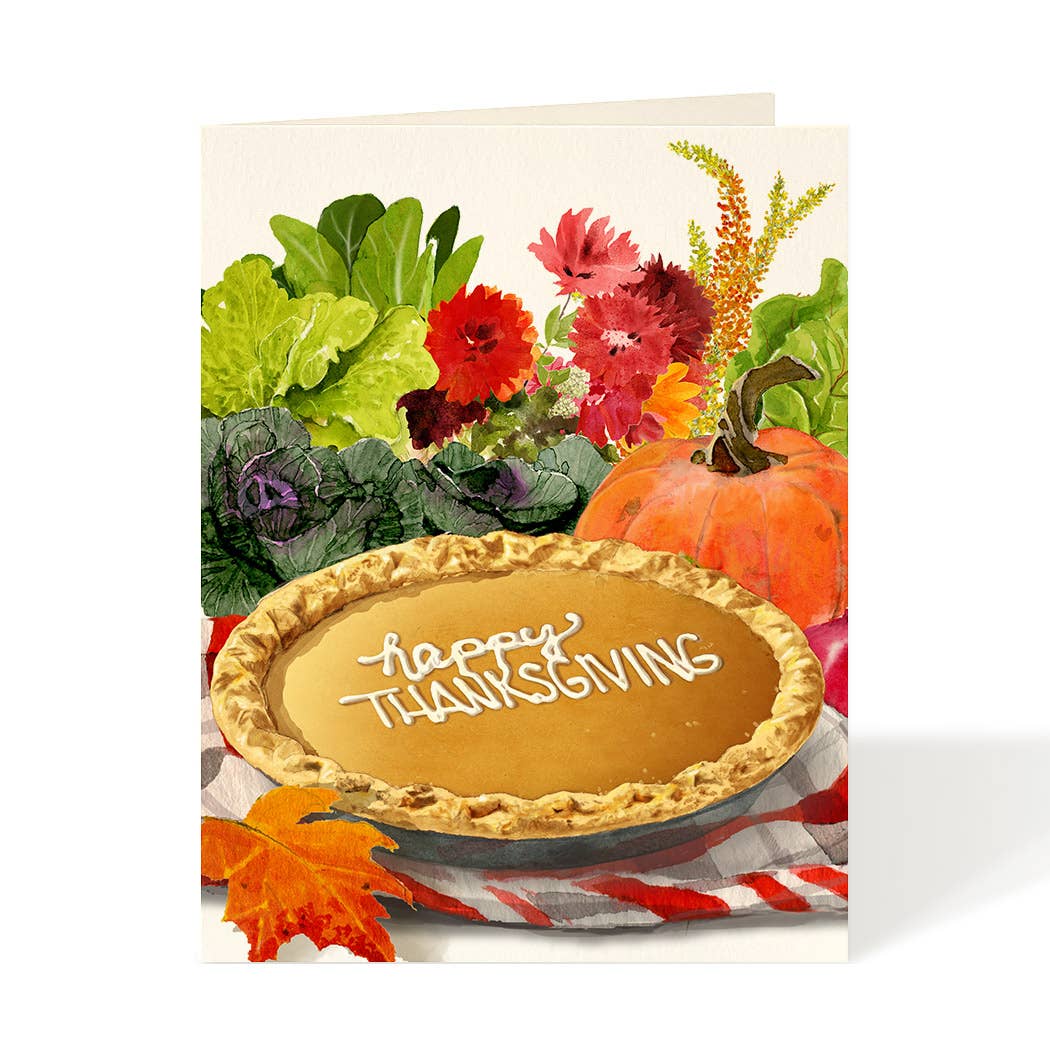 Felix Doolittle Cards Pumpkin Pie - Thanksgiving Card