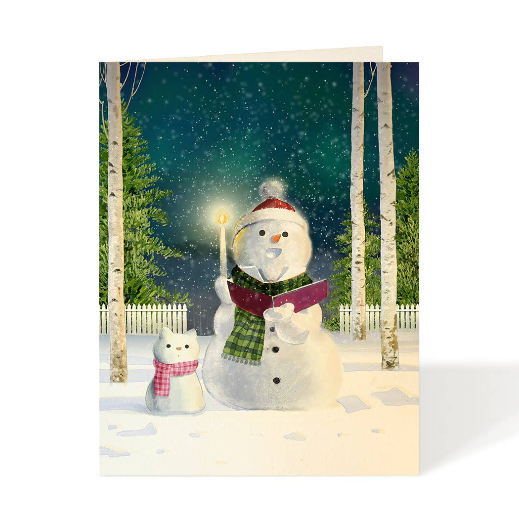 Felix Doolittle Cards Snow Carollers - Holiday Christmas Card