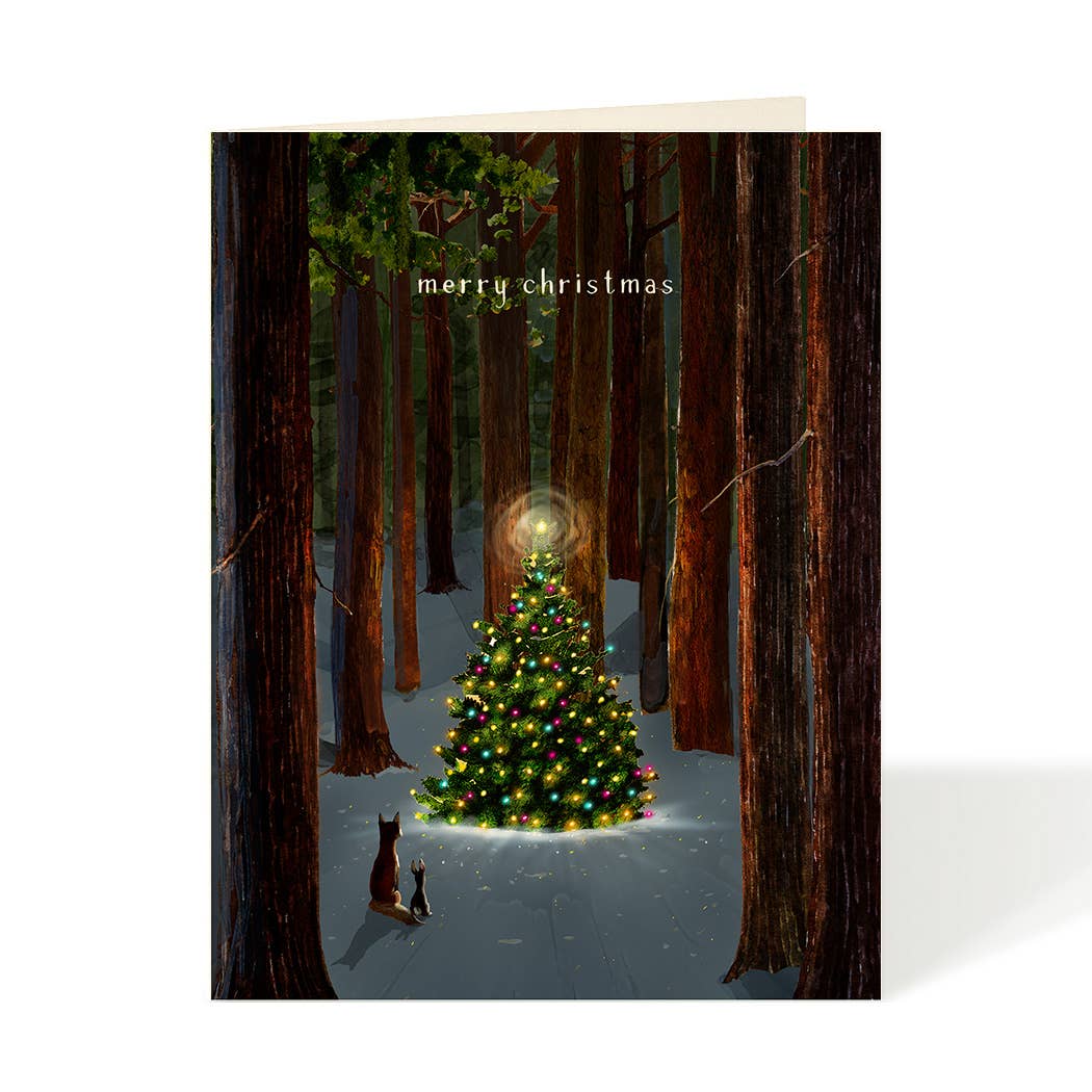 Felix Doolittle Holiday Tree Lighting - Holiday Christmas Cards
