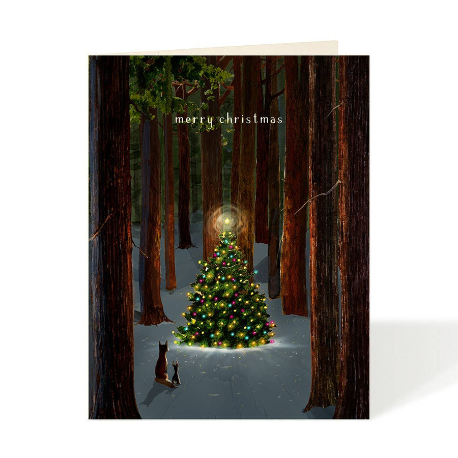 Felix Doolittle Holiday Tree Lighting - Holiday Christmas Cards