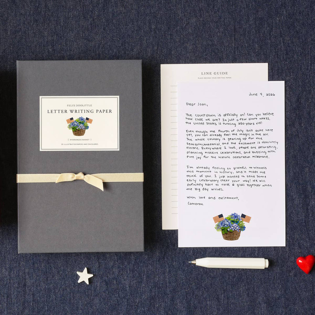 Felix Doolittle paper Dear Friend - Letter Writing Paper - Robin